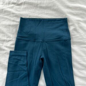 Blue lululemon align leggings